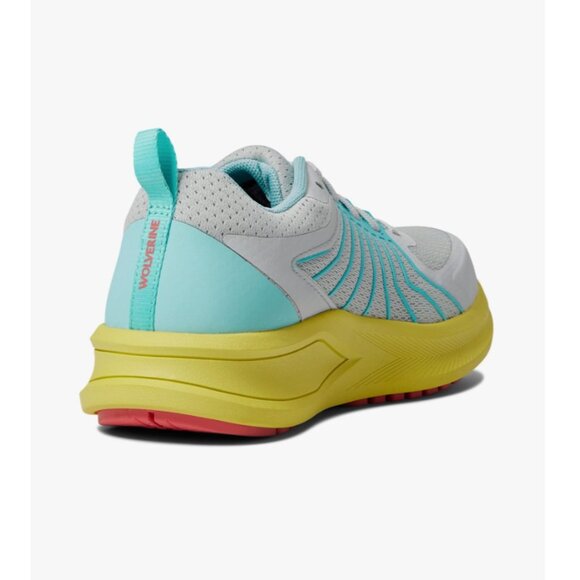 NEW! WOLVERINE Bolt Durashocks Gray Safety Sneakers Carbonmax Toe Size 6.5 - Picture 6 of 7